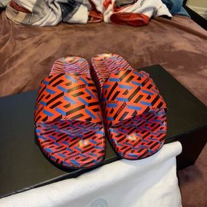 Versace Greca Signature Slides